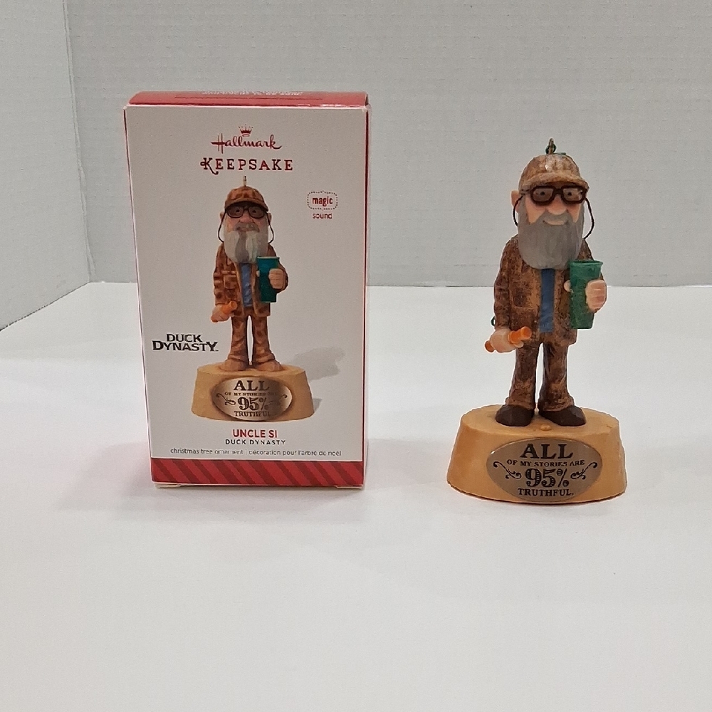 Hallmark Keepsake Uncle Si Duck Dynasty Magic Sound Christmas Ornament 2014